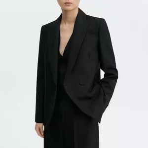 Zara Normal Fit Black Blazer